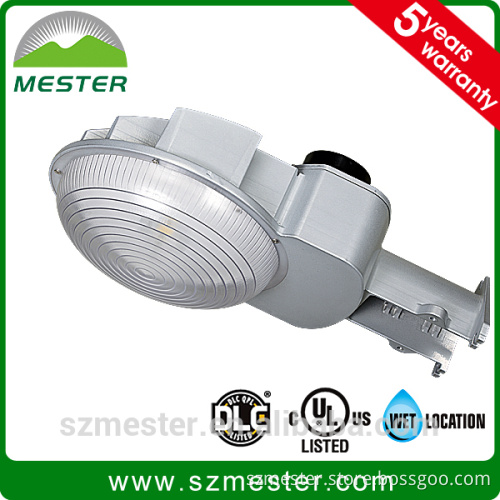UL DLC 45W 70W 100lm/w COB outdoor LED Dusk to Dawn Area Light with photocell